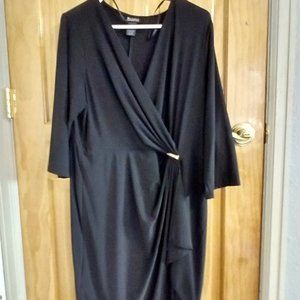 Mock wrap dress